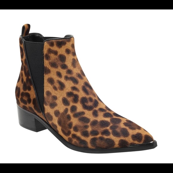 Marc Fisher Shoes - Marc Fisher MlYalely Ankle Boots Cheetah 7…